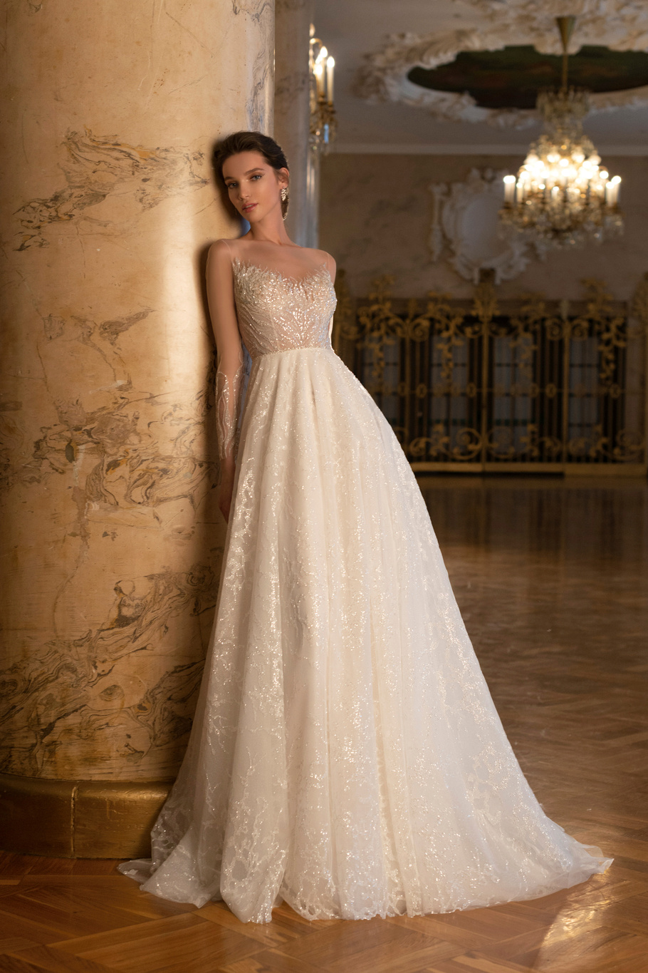 Купить свадебное платье «Клэрта» Мэрри Марк из коллекции Бриллиант 2022 года в салоне «Мэри Трюфель»