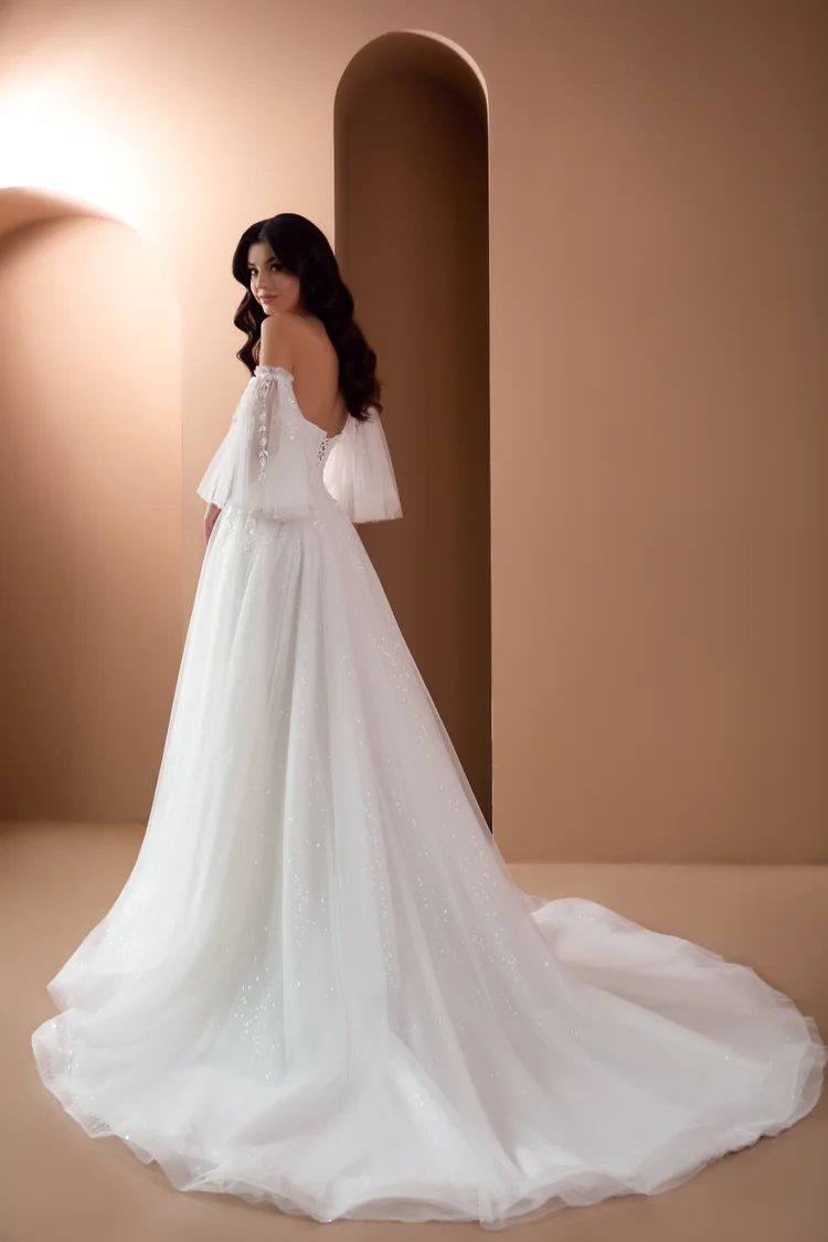 Купить свадебное платье Женивьева Армония из коллекции 2021 года в салоне «Мэри Трюфель» Женивьева