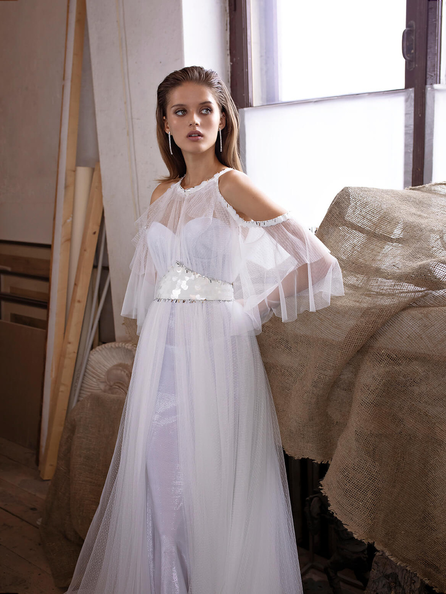 Купить свадебное платье «Тунас+Рафи» Рара Авис из коллекции Шайн Брайт 2020 года в интернет-магазине