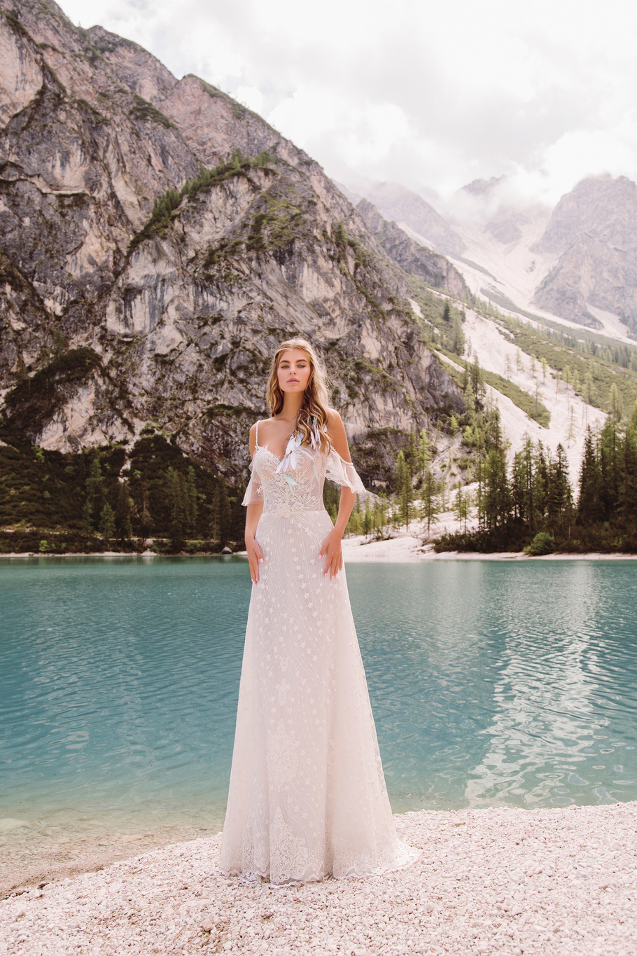 Купить свадебное платье «Лаура» Армония из коллекции Роза Ветров 2019 в интернет-магазине «Мэри Трюфель»