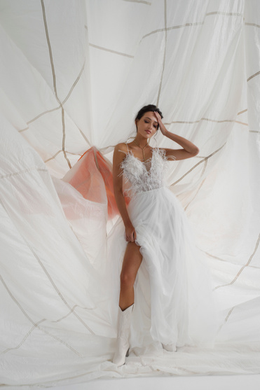 Купить свадебное платье «Лекси» Эйв из коллекции Пташка 2023 года в салоне «Мэри Трюфель»
