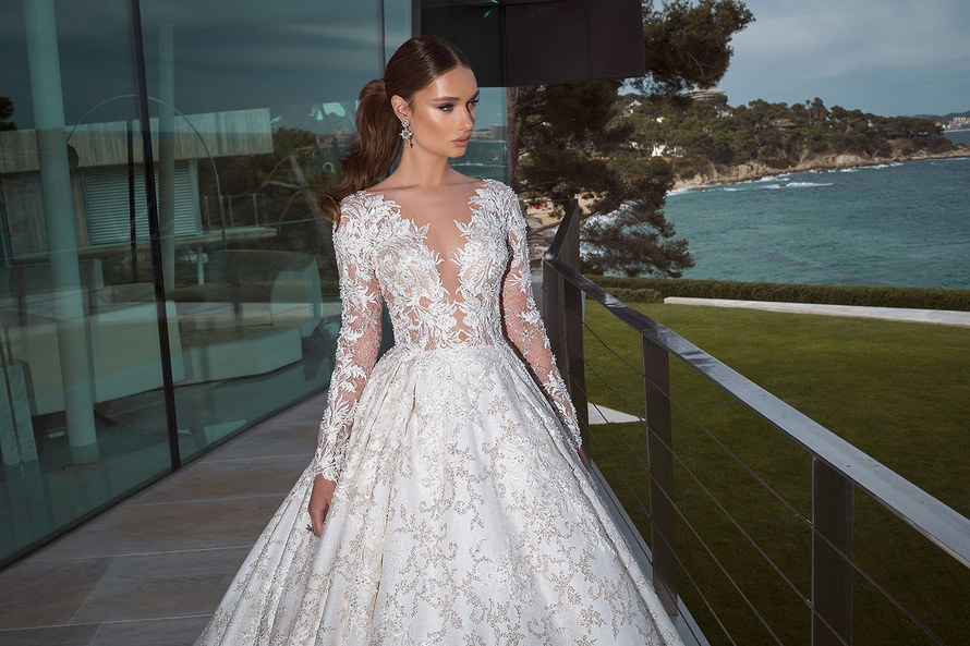Купить свадебное платье «Берри» Кристал Дизайн из коллекции 2019 в интернет-магазине