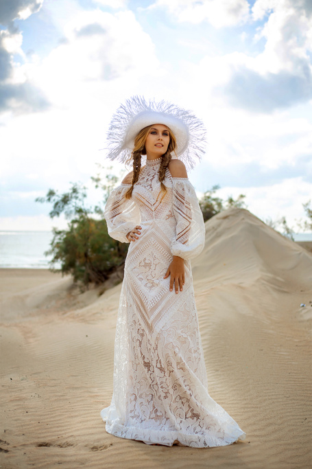 Свадебное платье «Нерия» Лула Кави — купить в Волгограде платье Нерия из коллекции "2021"