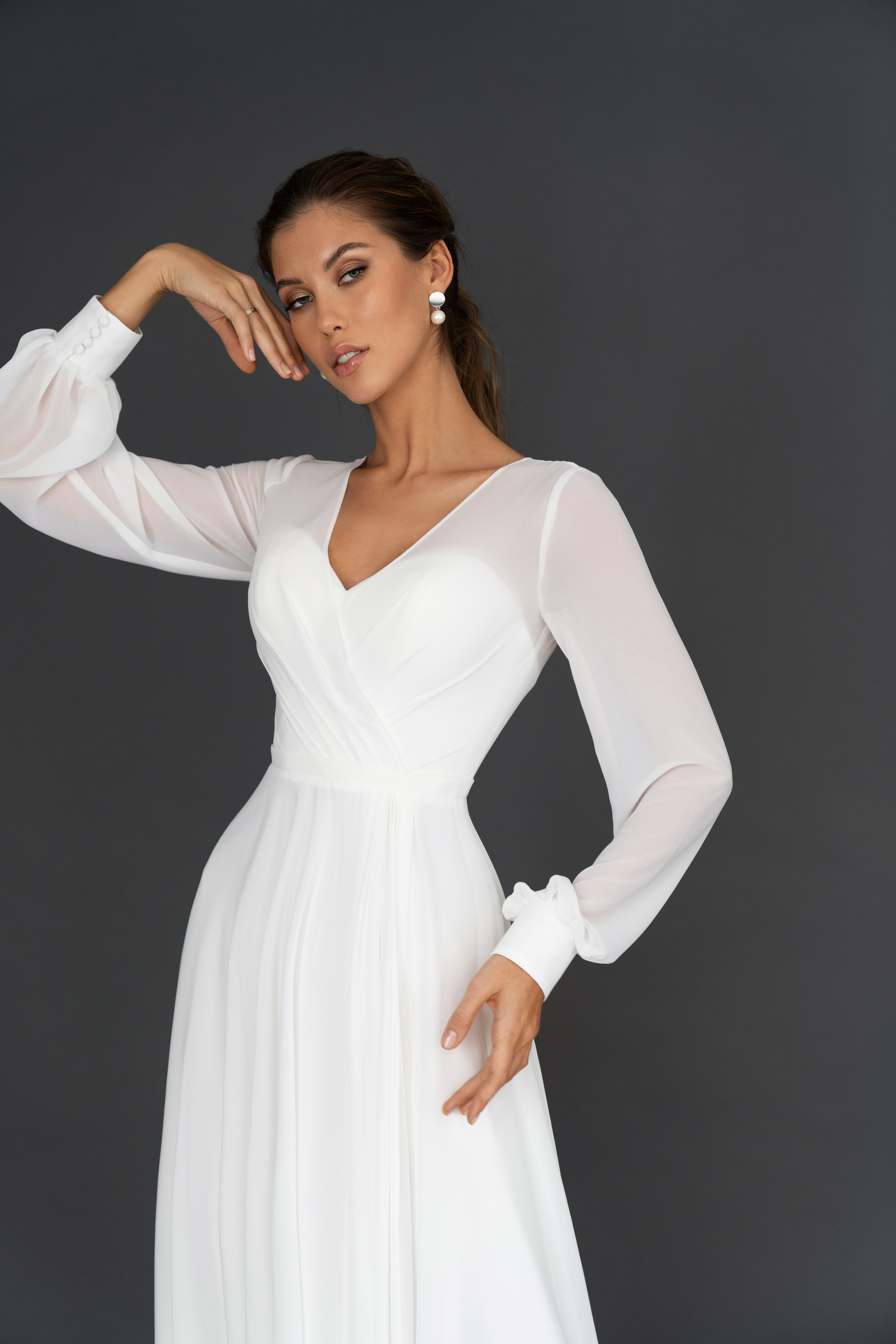 Свадебное платье «Осфадэль миди» Марта — купить в Казани платье Осфадэль из коллекции 2021 года