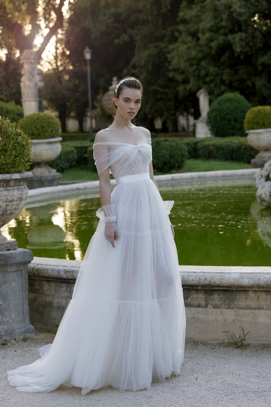 Купить свадебное платье «Джования» Бламмо Биамо из коллекции Гармония Любви 2023 года в салоне «Мэри Трюфель»
