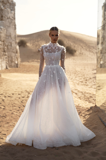 Buy Leocadia Natalia Romanova's wedding dress from the Dune 2025 collection at the Mary Trufel boutique