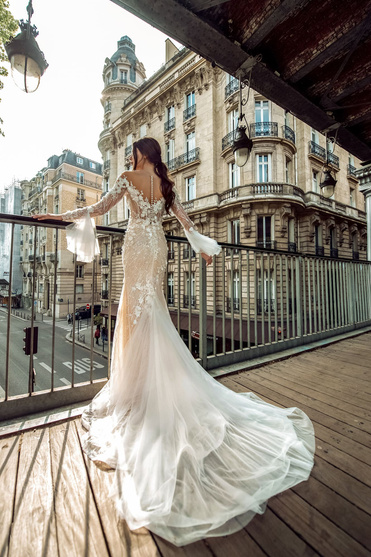 Свадебное платье «Набилла» Secret Sposa — купить в Краснодаре платье Набилла из коллекции "Парижская рапсодия" 2020