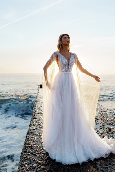 Купить свадебное платье «Алана» Сонеста из коллекции 2022 года в салоне «Мэри Трюфель»