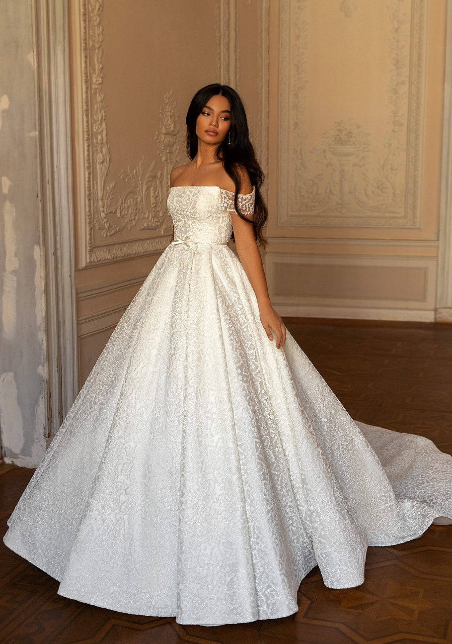 Купить свадебное платье «Ида» Кристал Дизайн из коллекции Романс 2021 в интернет-магазине «Мэри Трюфель»