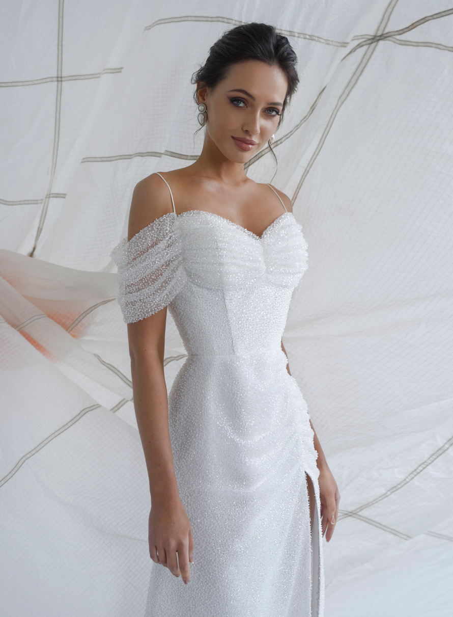 Купить свадебное платье «Дина» Эйв из коллекции Пташка 2023 года в салоне «Мэри Трюфель»