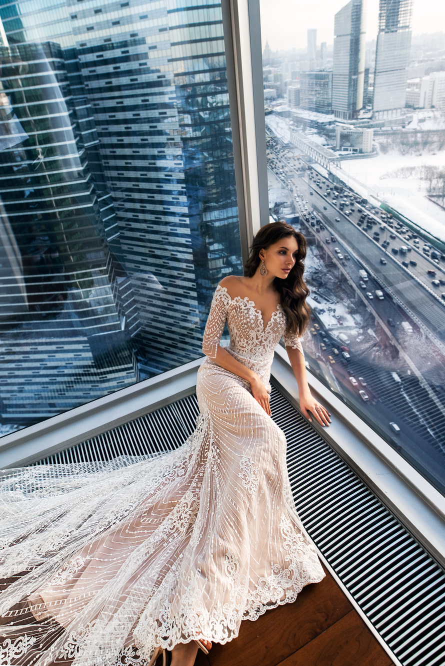Купить свадебное платье «Рэйн» Натальи Романовой из коллекции 2019 в салоне свадебных платьев