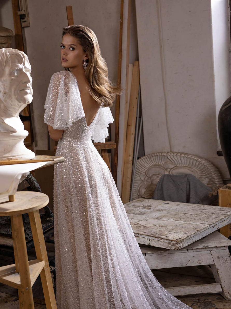 Купить свадебное платье «Сандел» Рара Авис из коллекции Шайн Брайт 2020 года в интернет-магазине