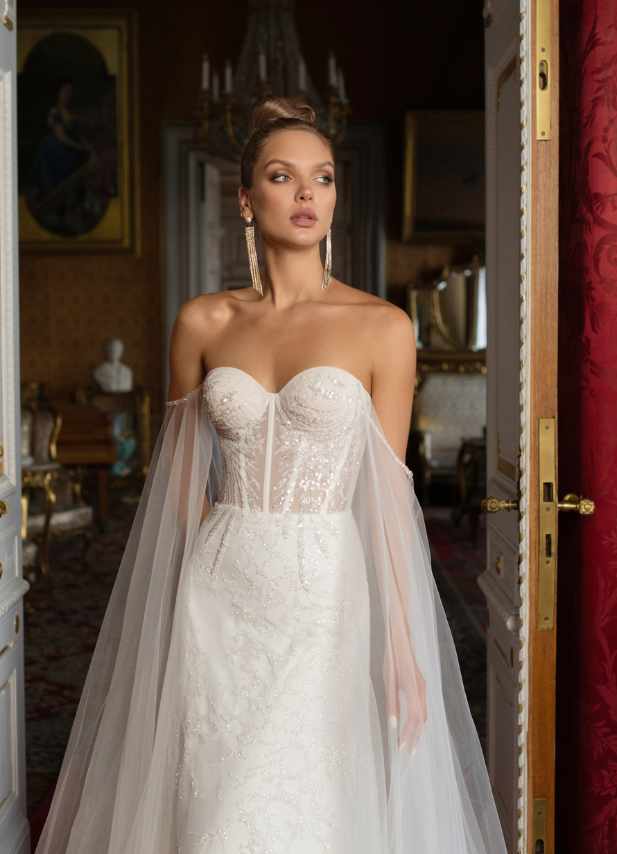 Купить свадебное платье «Исабель» Мэрри Марк из коллекции Мистерия 2023 года в салоне «Мэри Трюфель»