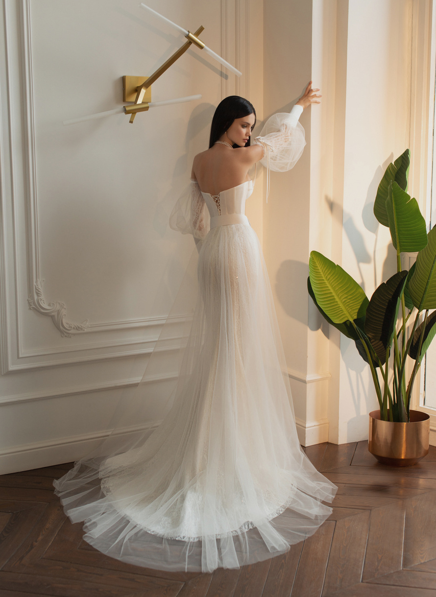 Купить свадебное платье «Энджиль» Татьяна Каплун из коллекции 2022 года в салоне «Мэри Трюфель»