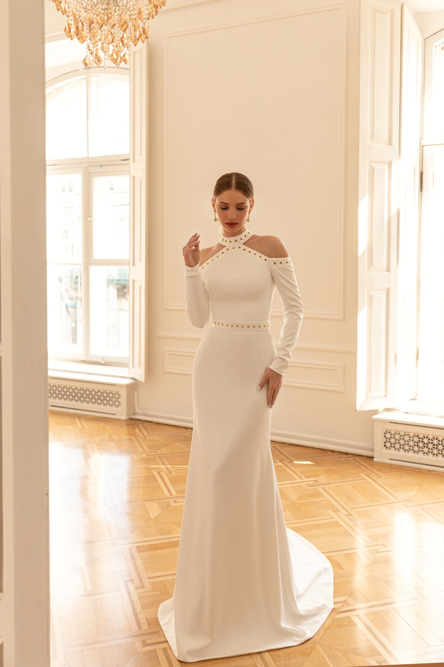 Купить свадебное платье «Харди» Евы Лендел из коллекции 2022 в «Мэри Трюфель»