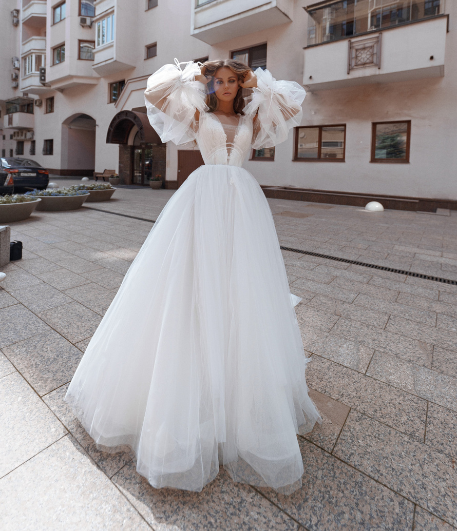 Купить свадебное платье «Аполло» Бламмо Биамо из коллекции Нимфа 2020 года в Екатеринбурге