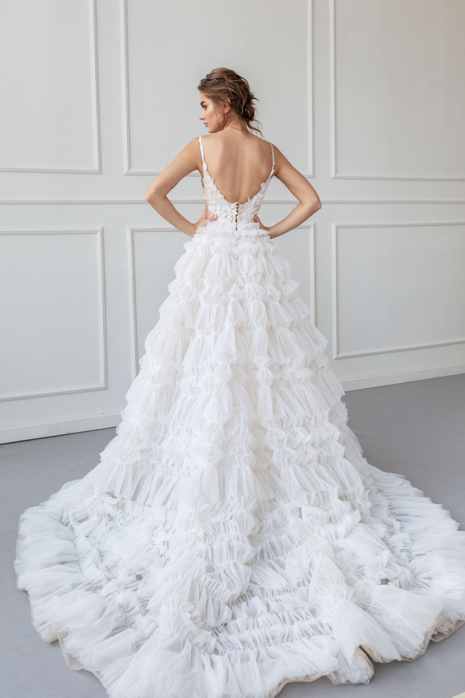 Купить свадебное платье «Катрин» Анже Этуаль из коллекции 2020 года в салоне «Мэри Трюфель»