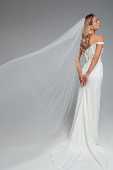 Купить свадебное платье «Лена» Рара Авис из коллекции Волны 2024 года в салоне «Мэри Трюфель» Лена