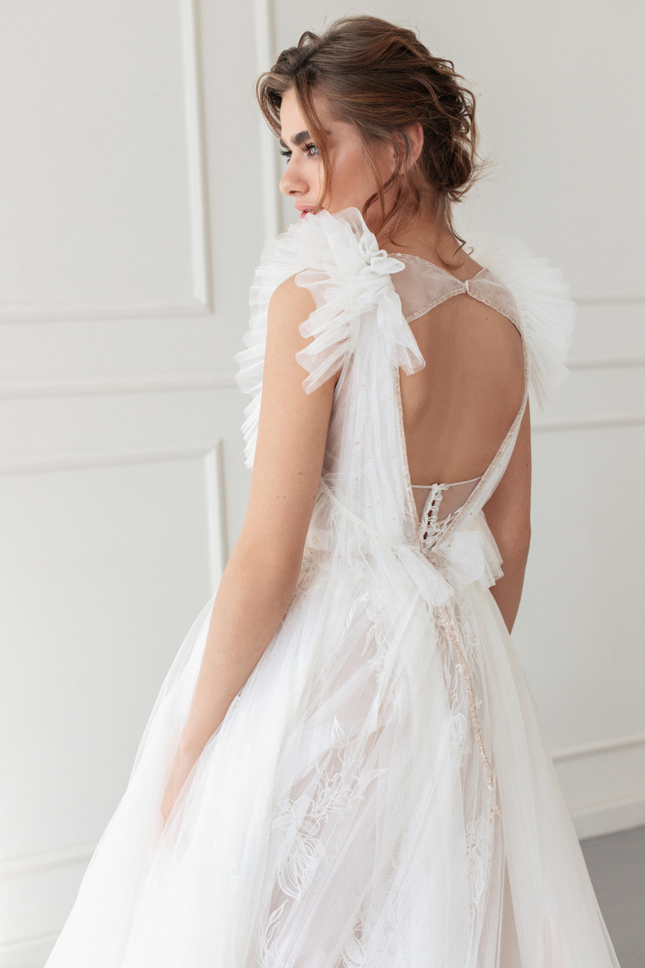 Купить свадебное платье «Кассиопея+Лео» Анже Этуаль из коллекции 2020 года в салоне «Мэри Трюфель»