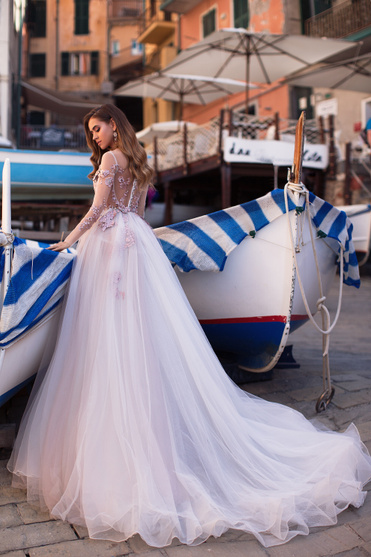 Купить свадебное платье «Флорен» Анже Этуаль из коллекции 2019 года в интернет-магазине «Мэри Трюфель»