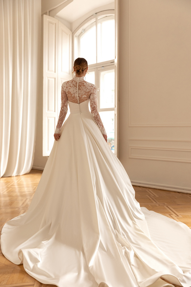 Купить свадебное платье «Хелли» Евы Лендел из коллекции 2022 в «Мэри Трюфель»
