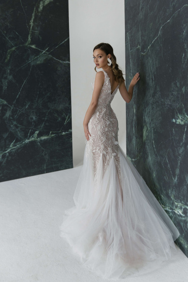 Купить свадебное платье «Стефани» Рара Авис из коллекции Гелекси 2022 года в салоне «Мэри Трюфель»