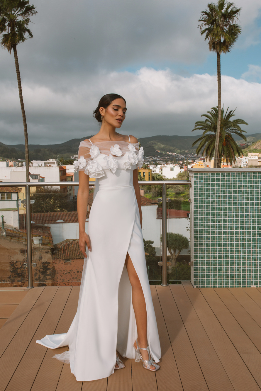 Купить свадебное платье «Видана» Бламмо Биамо из коллекции Вайт Гарден 2024 года в салоне «Мэри Трюфель»