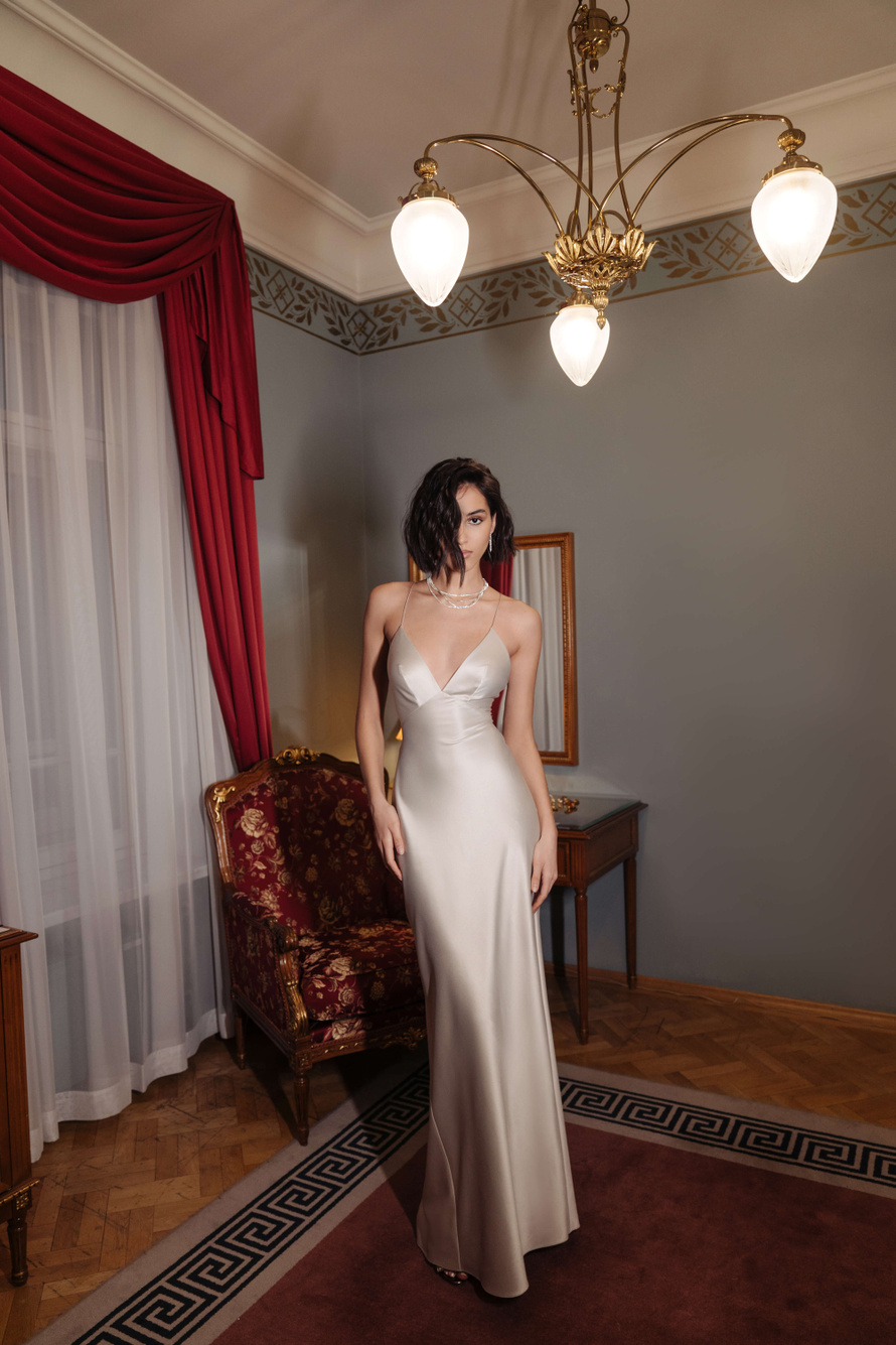 Купить свадебное платье «Лондон» Анже Этуаль из коллекции Влюбиться 2022 года в салоне «Мэри Трюфель»