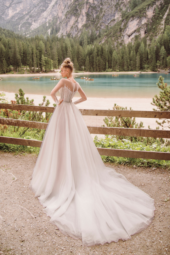 Купить свадебное платье «Лисерро» Армония из коллекции Роза Ветров 2019 в салоне «Мэри Трюфель»