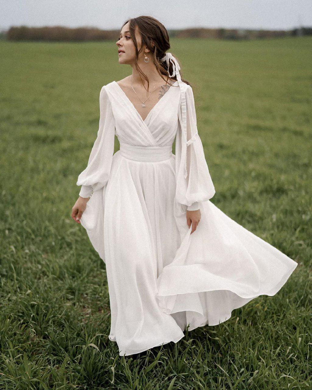 Купить свадебное платье «Паулина» Анже Этуаль из коллекции 2021 года в салоне «Мэри Трюфель»