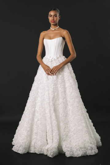 Купить свадебное платье «Эолиен » Анже Этуаль из коллекции Розе Де Вентс 2024 года в салоне «Мэри Трюфель»