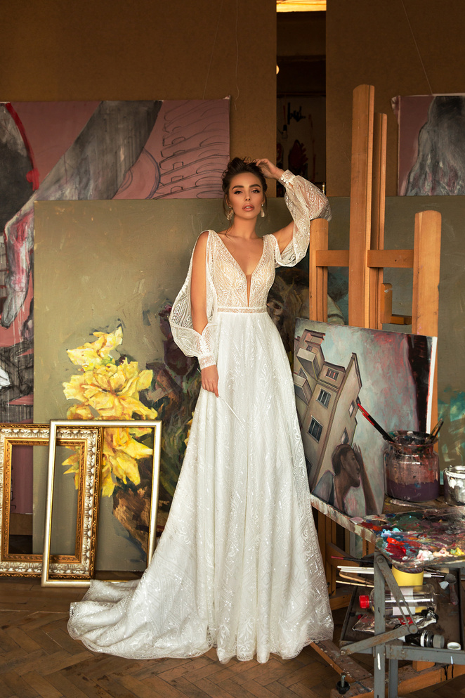 Купить свадебное платье «Марта» Жасмин из коллекции 2019 года в Ярославлье