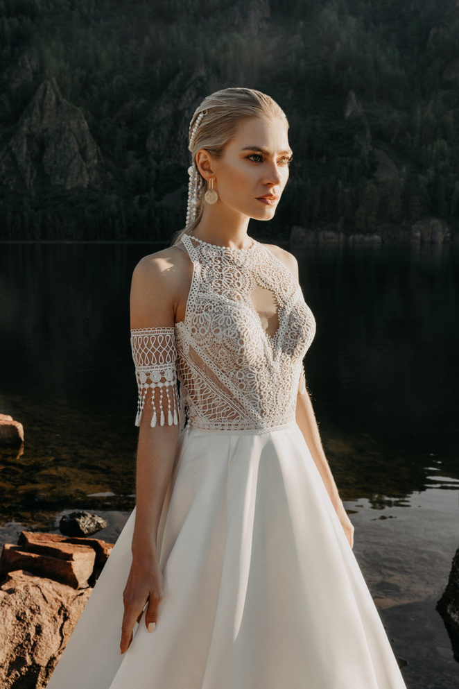 Купить свадебное платье «Вилма» Анна Кузнецова из коллекции 2020 года в салоне «Мэри Трюфель»