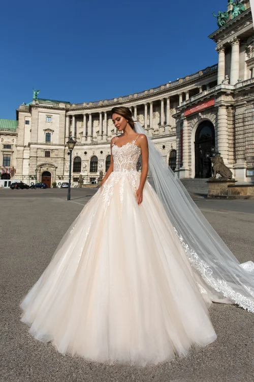 Свадебное платье «Кэрол» Кристал Дизайн — купить в Волгограде платье Кэрол из коллекции "2018" Кэрол