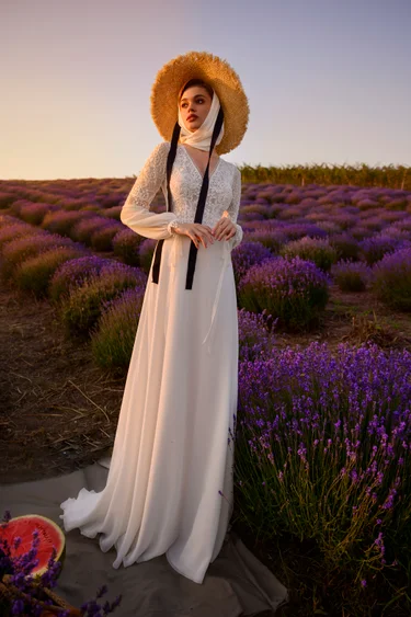 Купить свадебное платье «Аксия» Татьяна Каплун из коллекции Следуй зову сердца 2022 года в салоне «Мэри Трюфель» Аксия