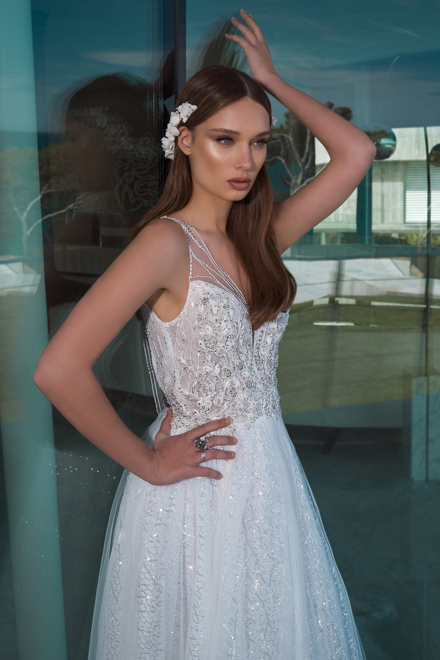 Купить свадебное платье «Мун» Кристал Дизайн из коллекции 2019 в интернет-магазине «Мэри Трюфель»