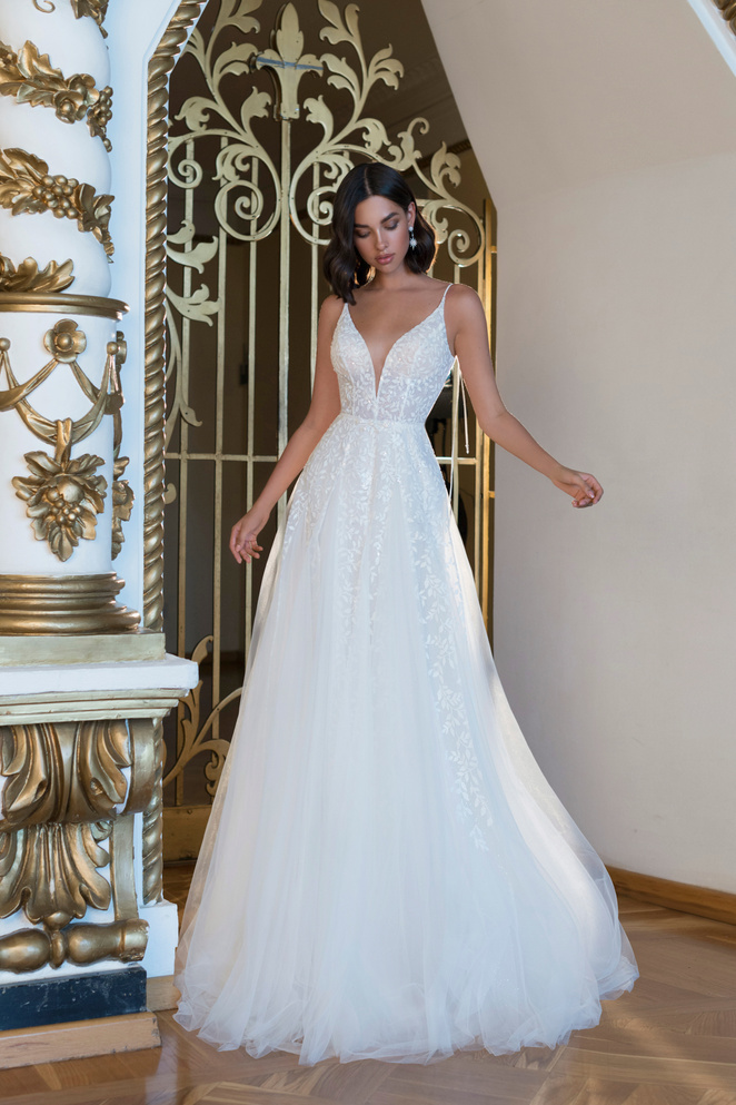 Купить свадебное платье «Юби» Мэрри Марк из коллекции 2022 года в Мэри Трюфель