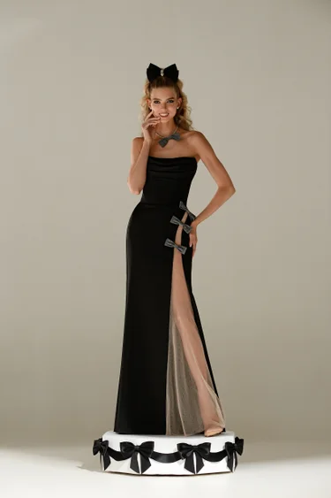 Купить вечернее платье «Нэйф» из вечерней коллекции 2025 в салоне «Мэри Трюфель» Нэйф