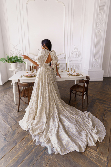 Купить свадебное платье «Муза с блеском» Рара Авис из коллекции Искра 2021 года в интернет-магазине