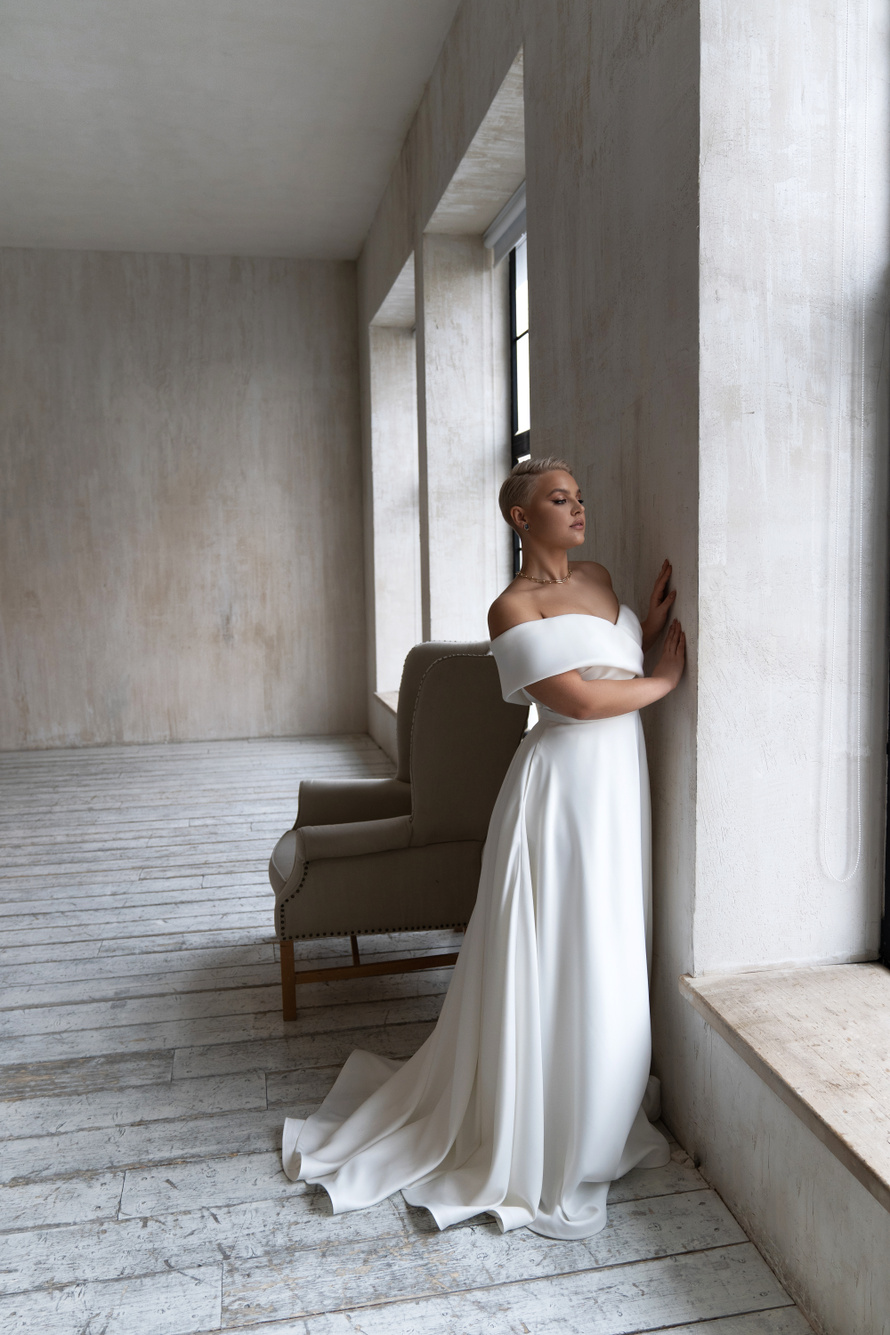 Свадебное платье «Олимпия плюс сайз» Марта — купить в Краснодаре платье Олимпия из коллекции 2021 года