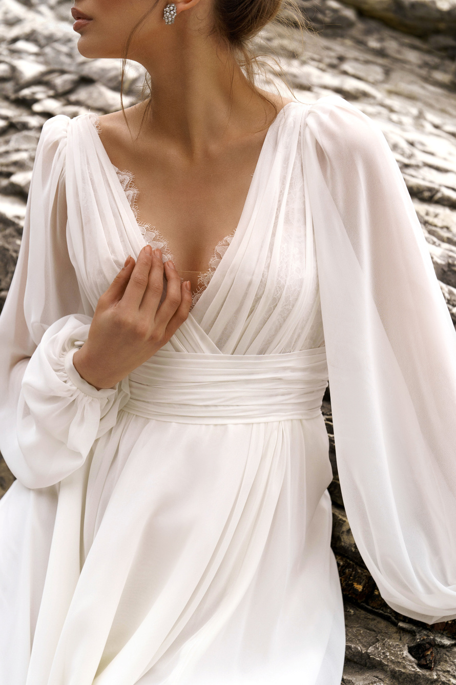Купить свадебное платье «Лика» Натальи Романовой из коллекции Сандримс 2023 года в салоне «Мэри Трюфель»