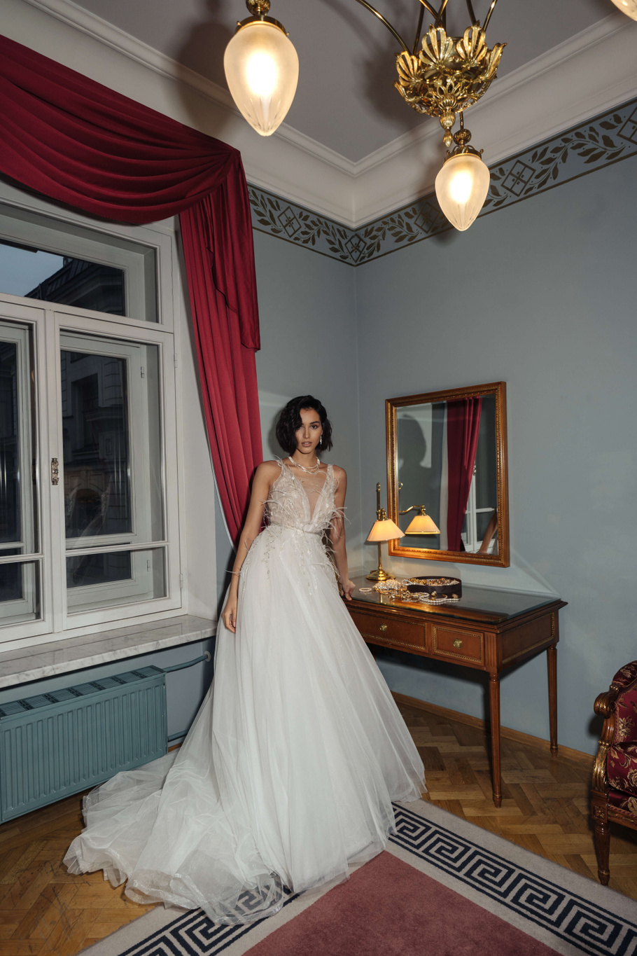 Купить свадебное платье «Лиссабон» Анже Этуаль из коллекции Влюбиться 2022 года в салоне «Мэри Трюфель»