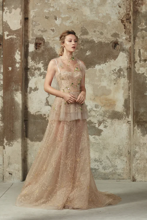 Купить свадебное платье «Лос» Рара Авис из коллекции Флорал Парадайз 2018 года в интернет-магазине Лос