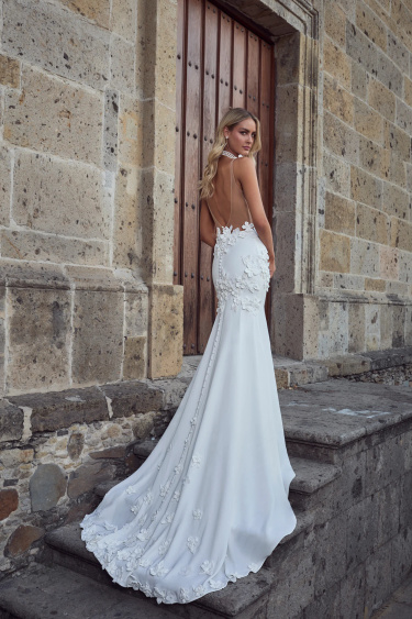 Wedding dresses with open back