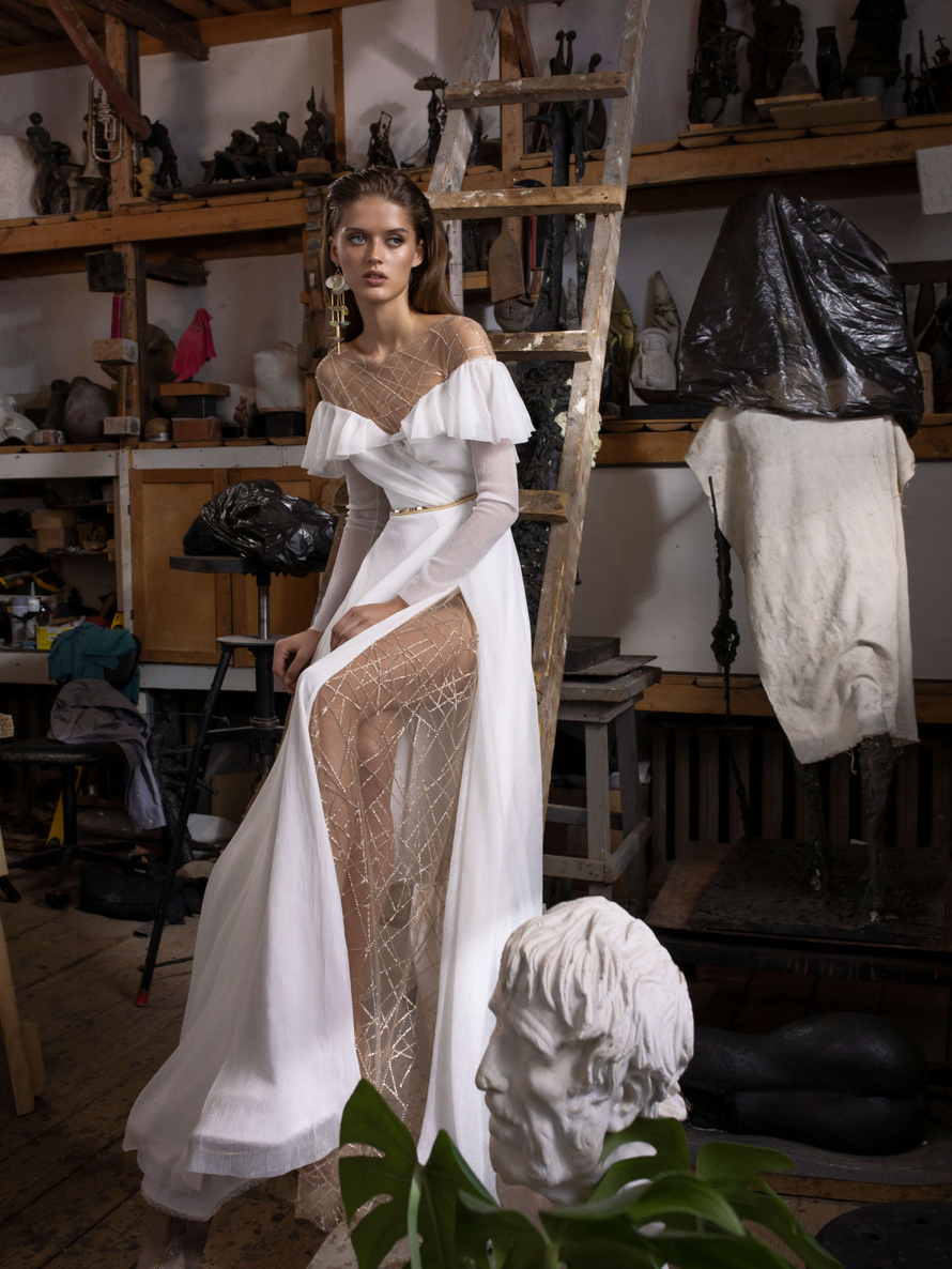Купить свадебное платье «Долфи» Рара Авис из коллекции Шайн Брайт 2020 года в интернет-магазине