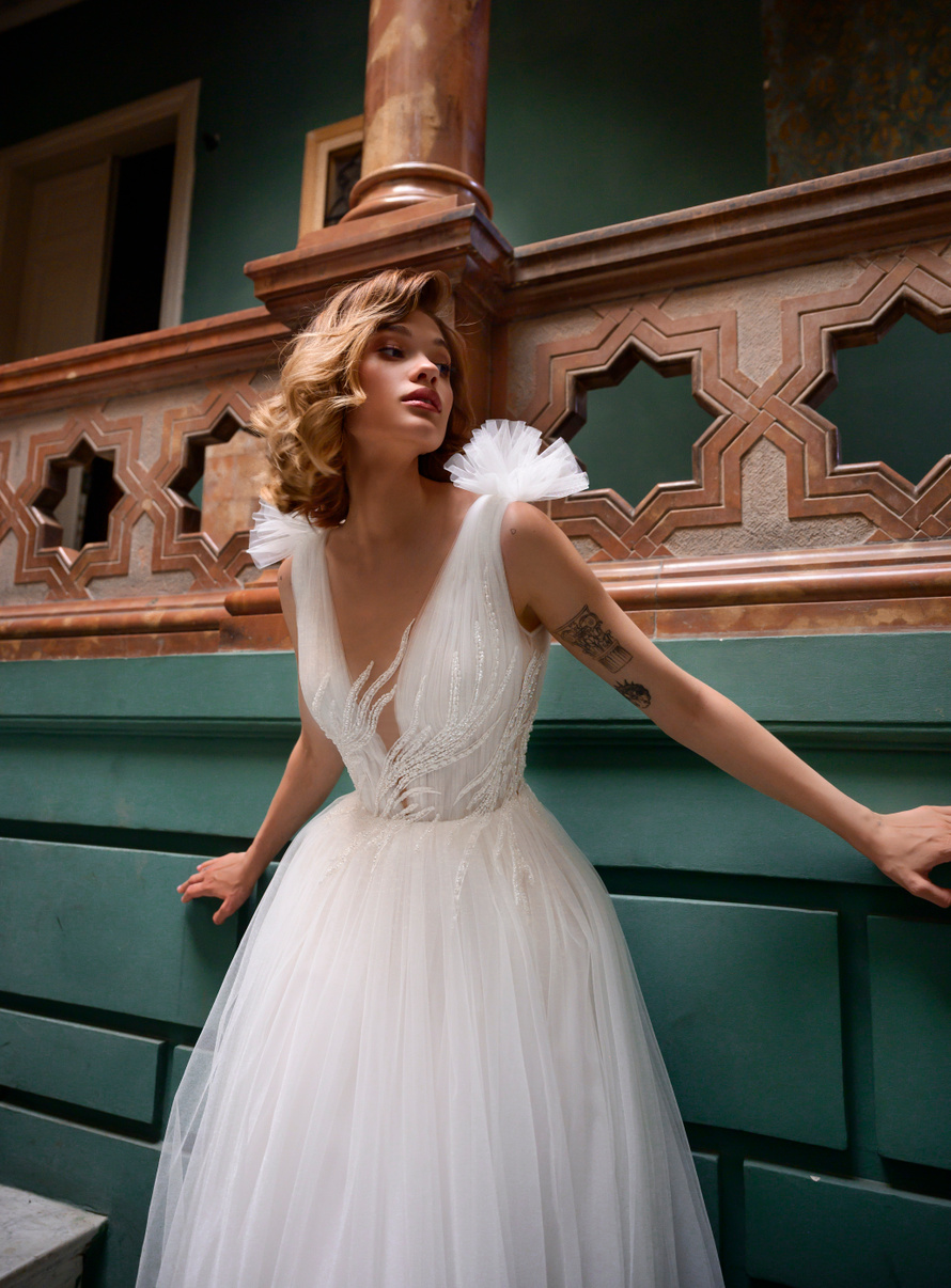 Купить свадебное платье «Аланза» Кукла из коллекции Чувство 2022 года в салоне «Мэри Трюфель»