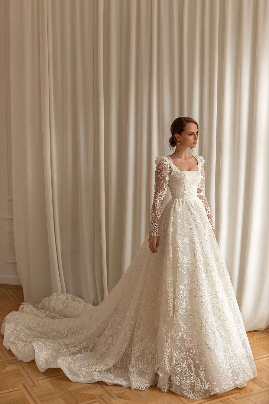 Купить свадебное платье «Анри» Евы Лендел из коллекции 2022 в «Мэри Трюфель»