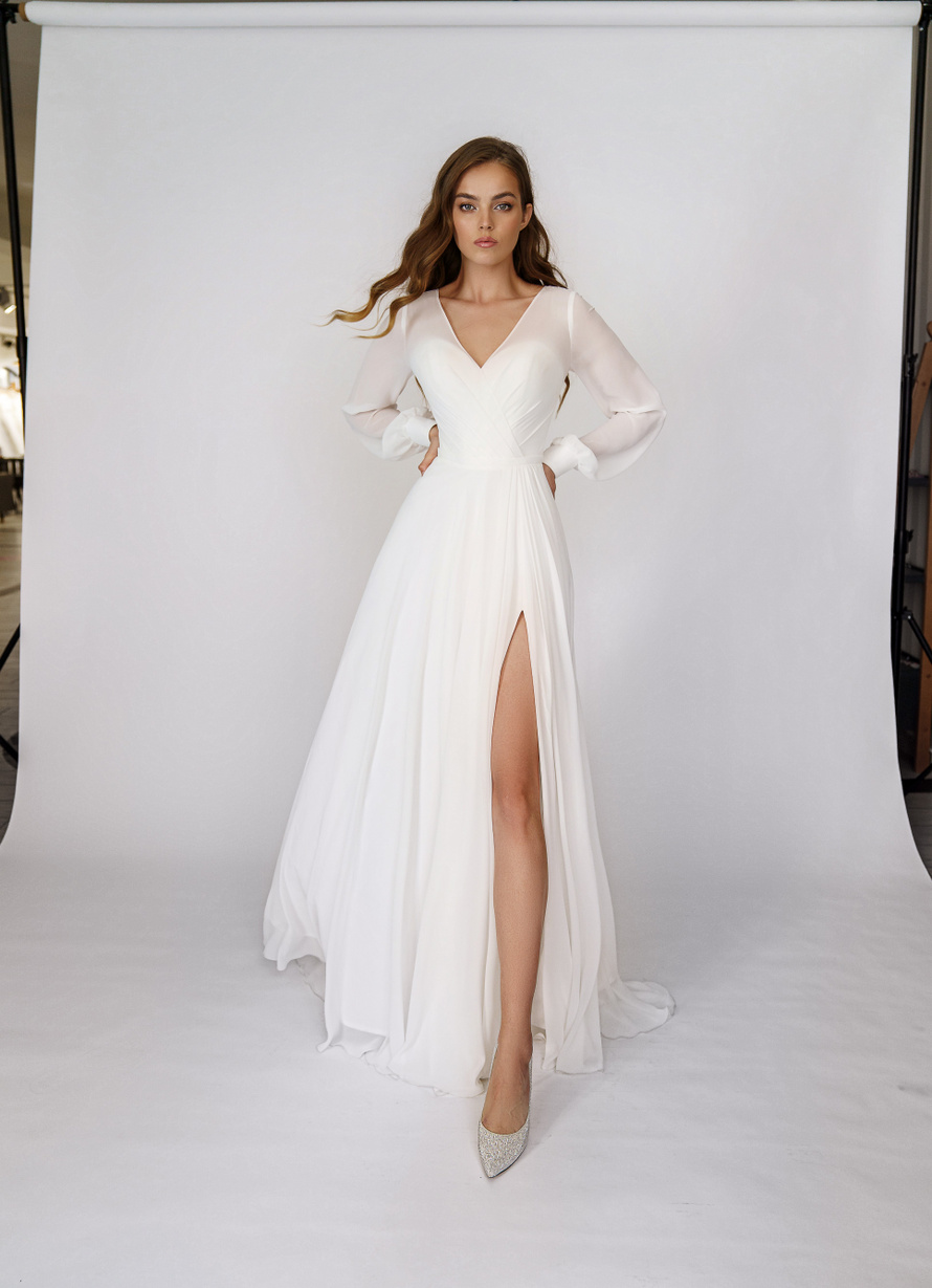 Свадебное платье «Осфадель» Марта — купить в Екатеринбурге платье Осфадель из коллекции 2021 года