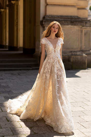 Купить свадебное платье «Виллоу» Кристал Дизайн из коллекции Романс 2021 в интернет-магазине «Мэри Трюфель»