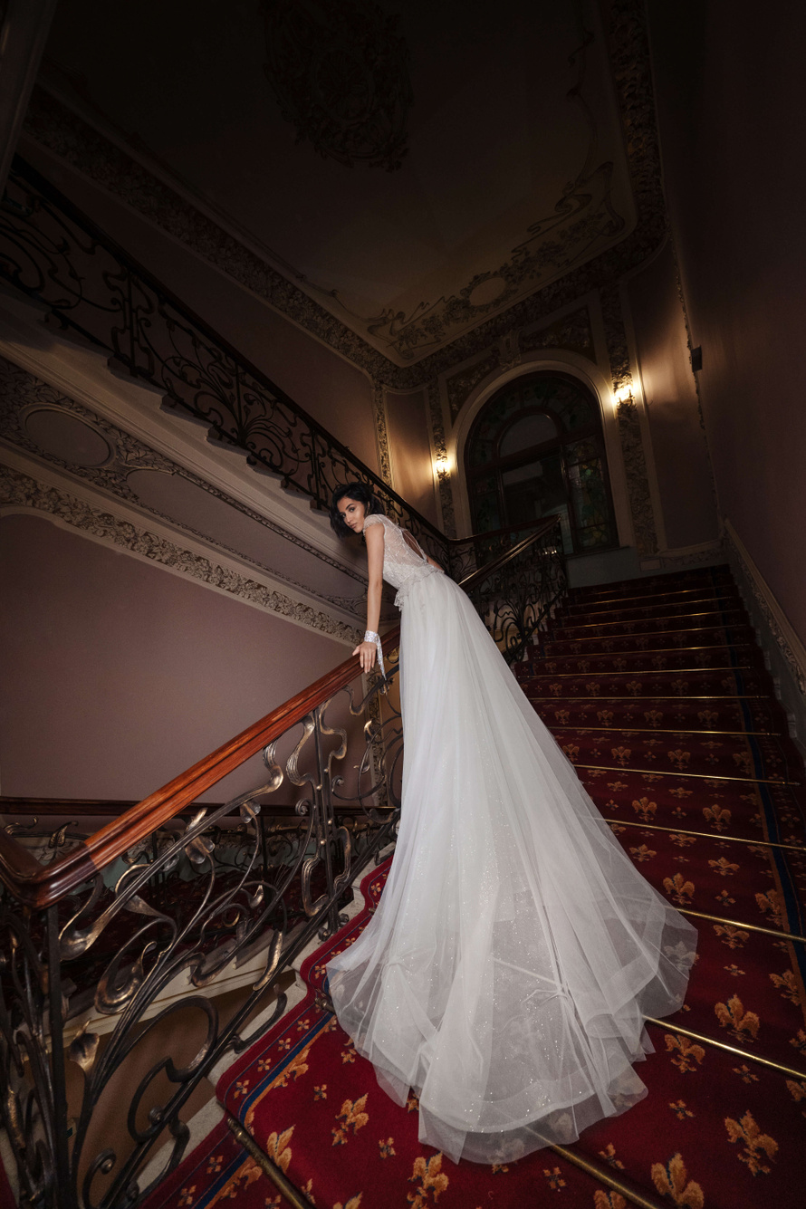 Купить свадебное платье «Таллин» Анже Этуаль из коллекции Влюбиться 2022 года в салоне «Мэри Трюфель»